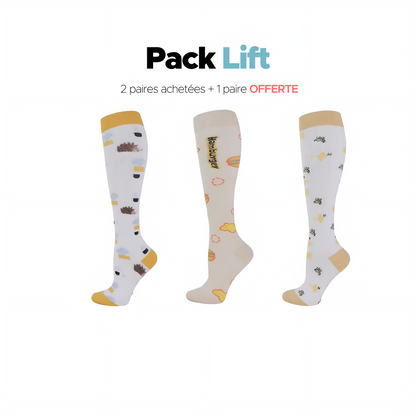 Chaussettes pour femmes 2 paires achetées + 1 paire offerte