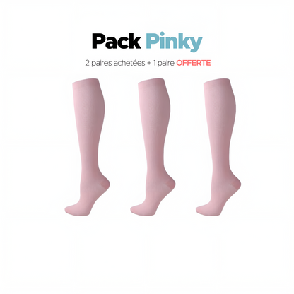 Chaussettes pour femmes 2 paires achetées + 1 paire offerte