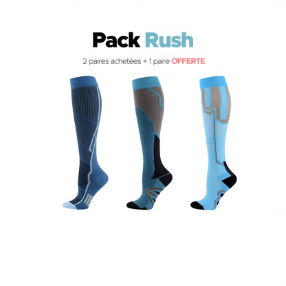 Chaussettes pour hommes 2 paires achetées + 1 paire offerte